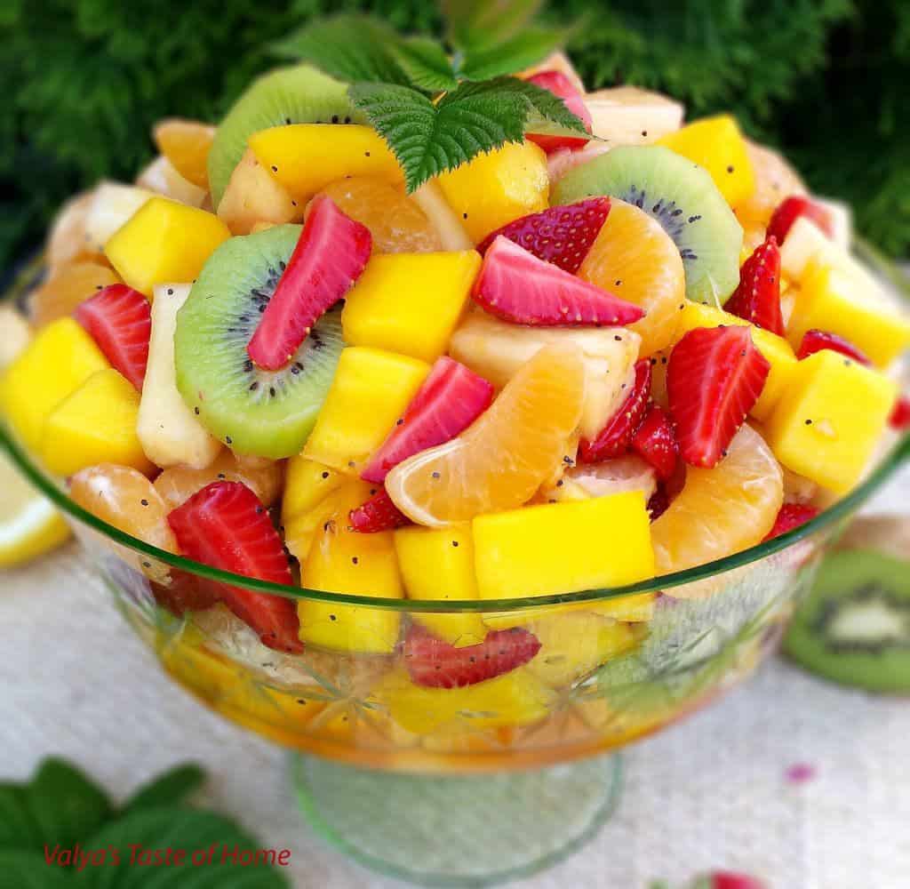 Cachaça-Infused Tropical Fruit Salad
