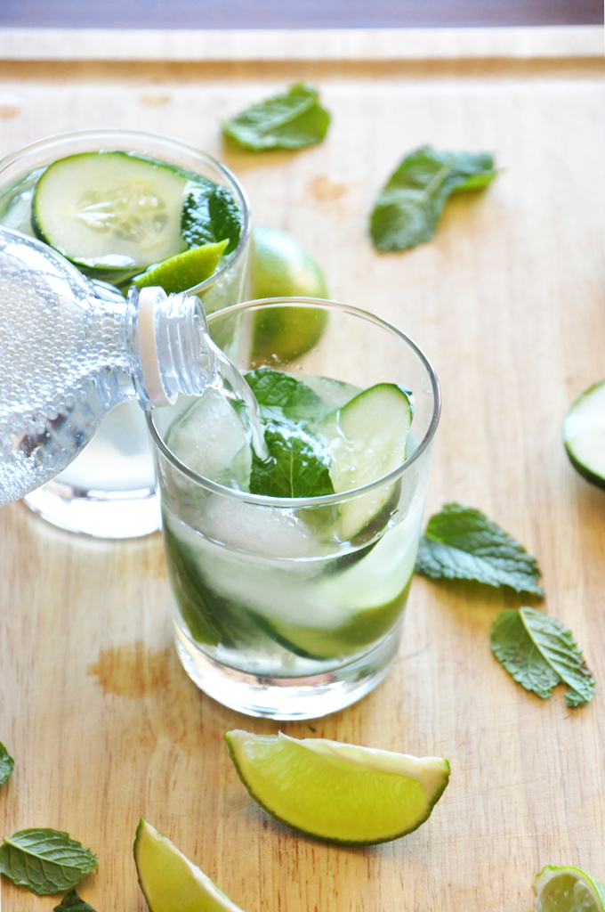 Minted Cucumber Vodka Cooler