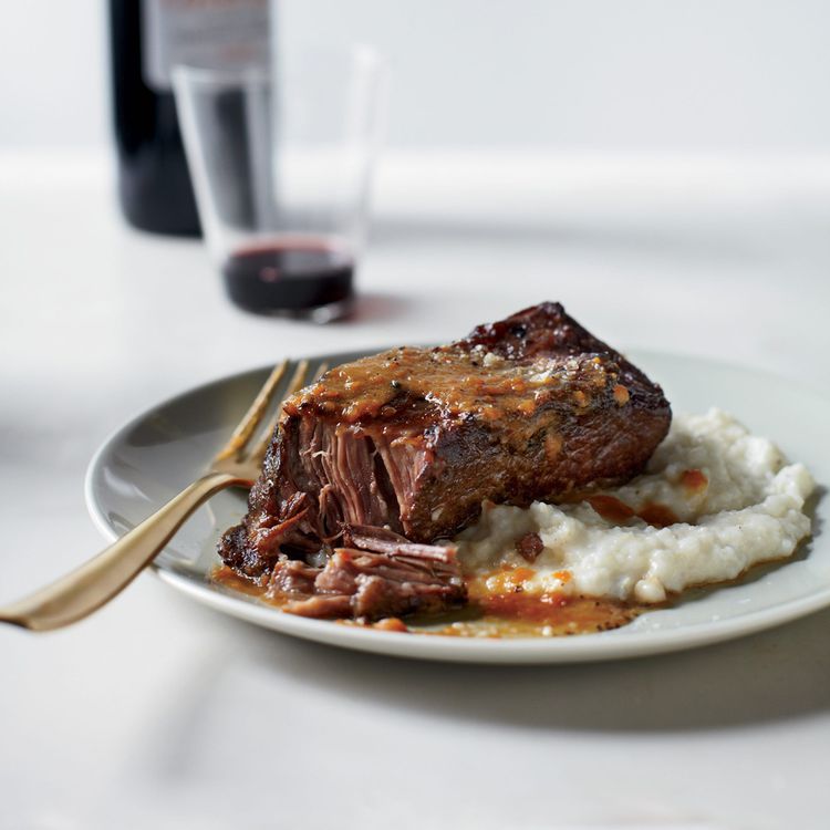Stout-Braised Beef with Caramelized Onions and Guinness Reduction