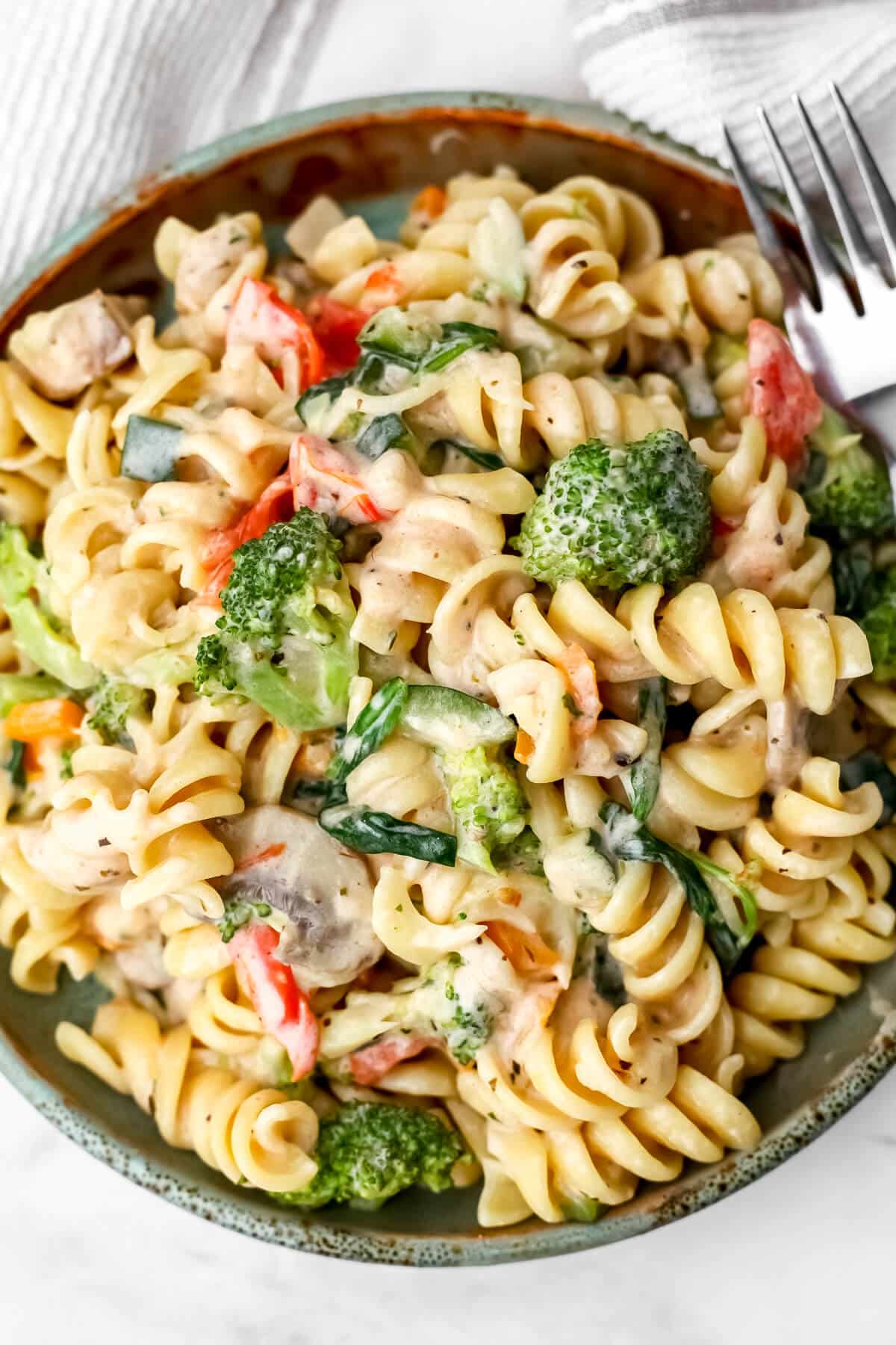 Creamy Hidden Veggie Pasta Twists