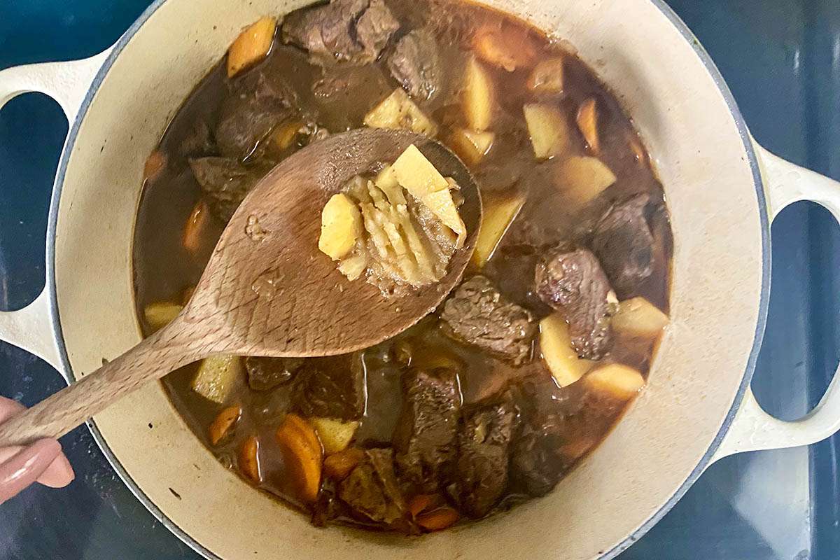 Dark Rum-Braised Caribbean Beef Stew