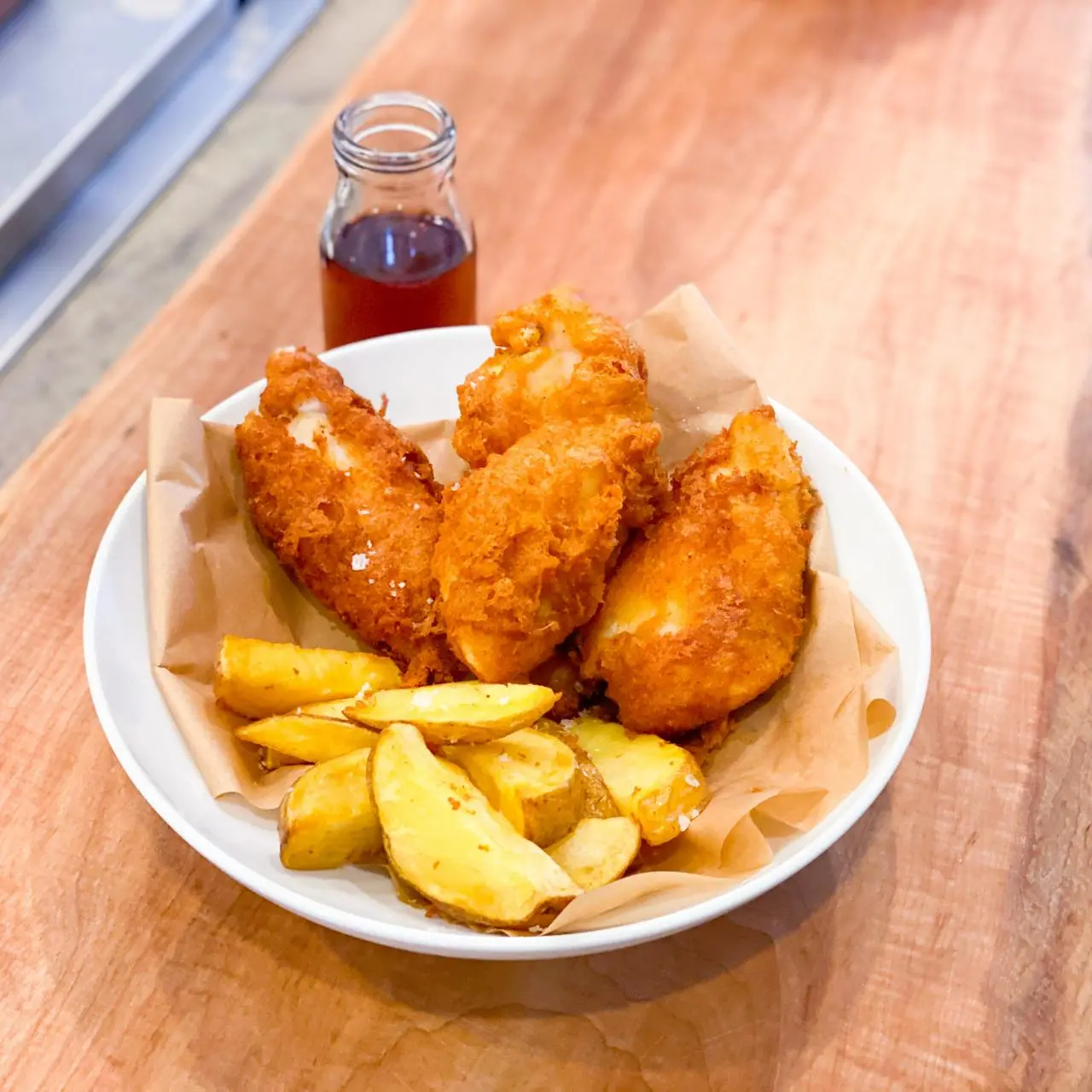 Father’s Day Celebration Irish Ale-Battered Fish and Chips