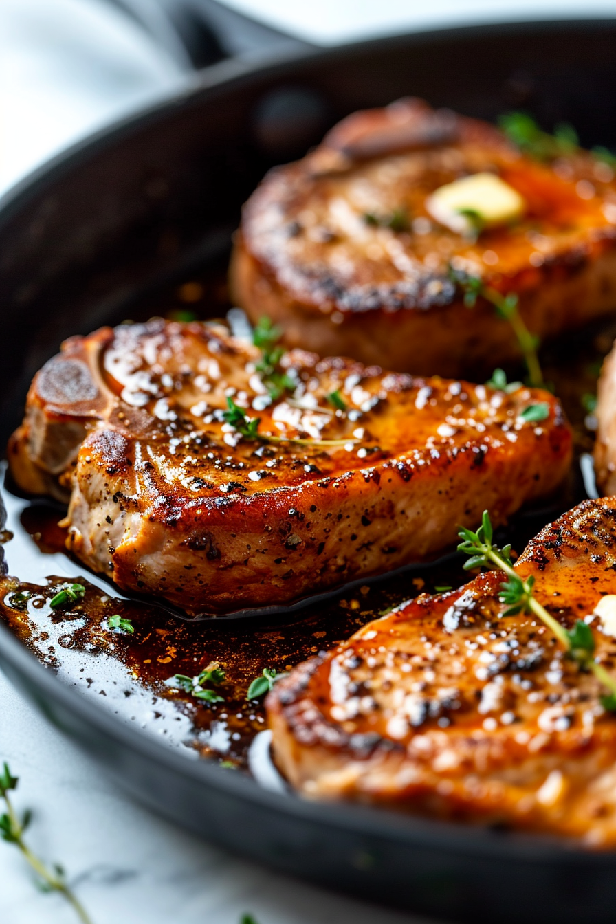 Pan-Seared Pork Chops with Buffalo Spice Rub