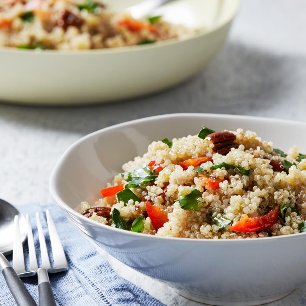 Kangaroo Bean and Quinoa Salad with Tamarind Dressing