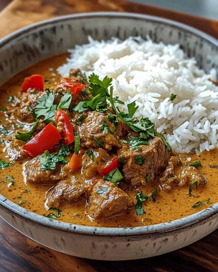 Thai-Inspired Kangaroo Curry with Coconut Milk and Lemongrass