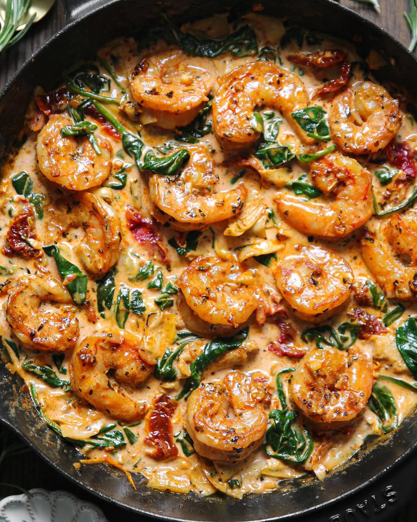 King Prawn and Spinach Risotto with Truffle