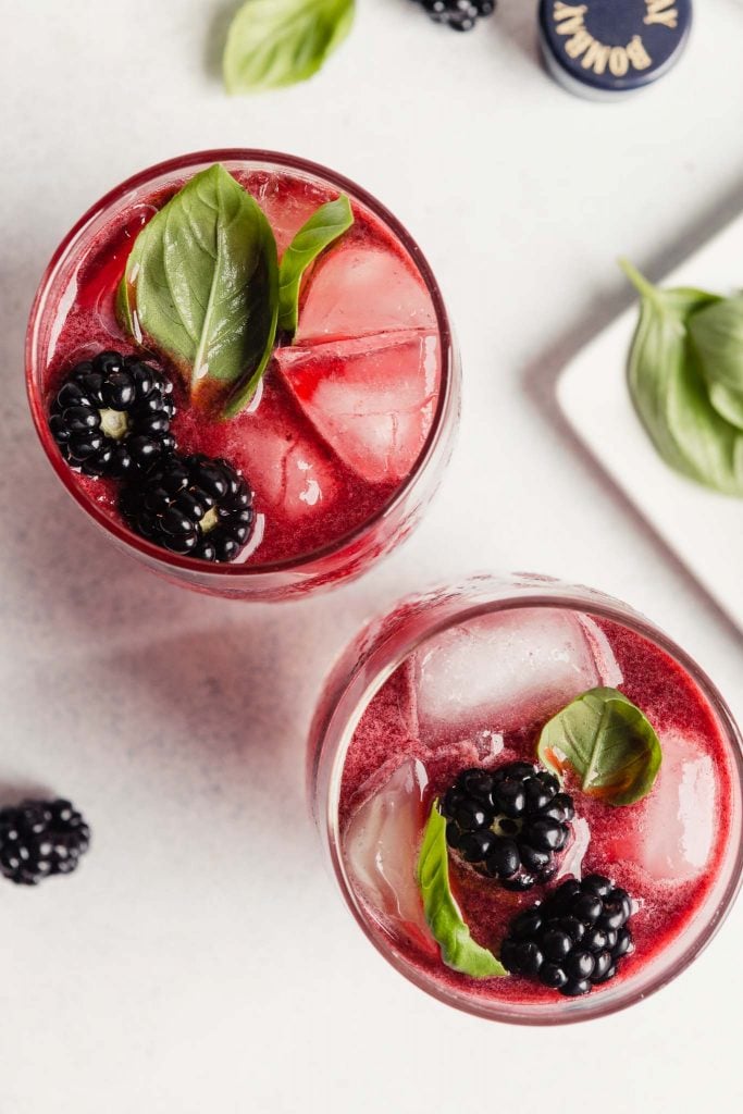 Herbal Blackberry Gin Smash
