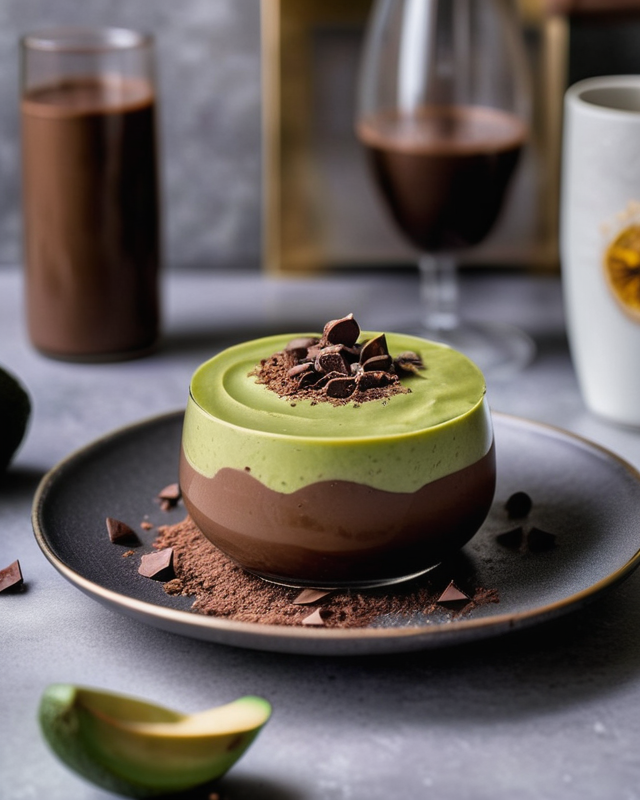 Wattleseed Chocolate Avocado Mousse