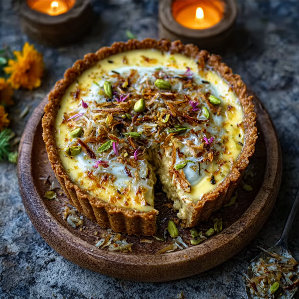 Gujarati Sweet Shrikhanda with Saffron and Cardamom