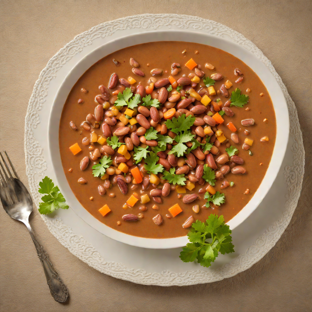Slow Simmered Bolivian Pinto Bean Stew with Andean Spices