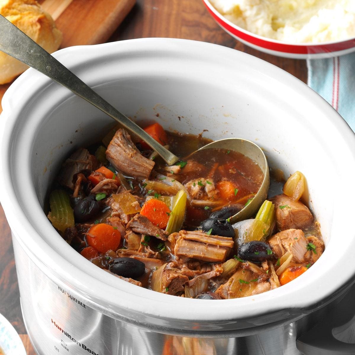 Slow-Cooked Pork Stew with Lemongrass and Ginger