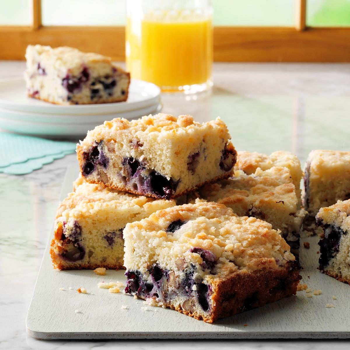 Blueberry Almond Coffee Cake with Streusel Crumble