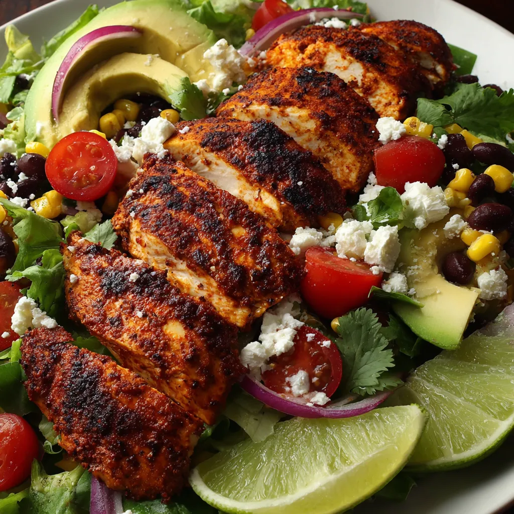 Seared Chipotle-Lime Chicken with Charred Corn Salad
