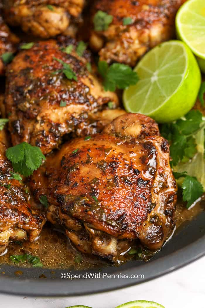 Pan-Seared Chicken with Spicy Tex-Mex Salsa and Cilantro-Lime Rice