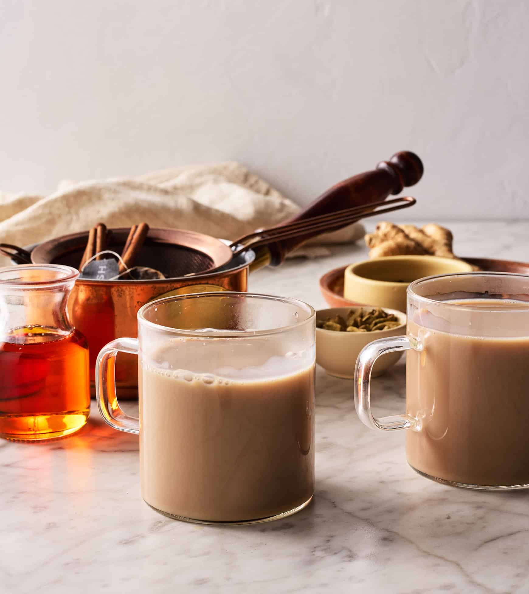 Spiced Rum Chai Manhattan