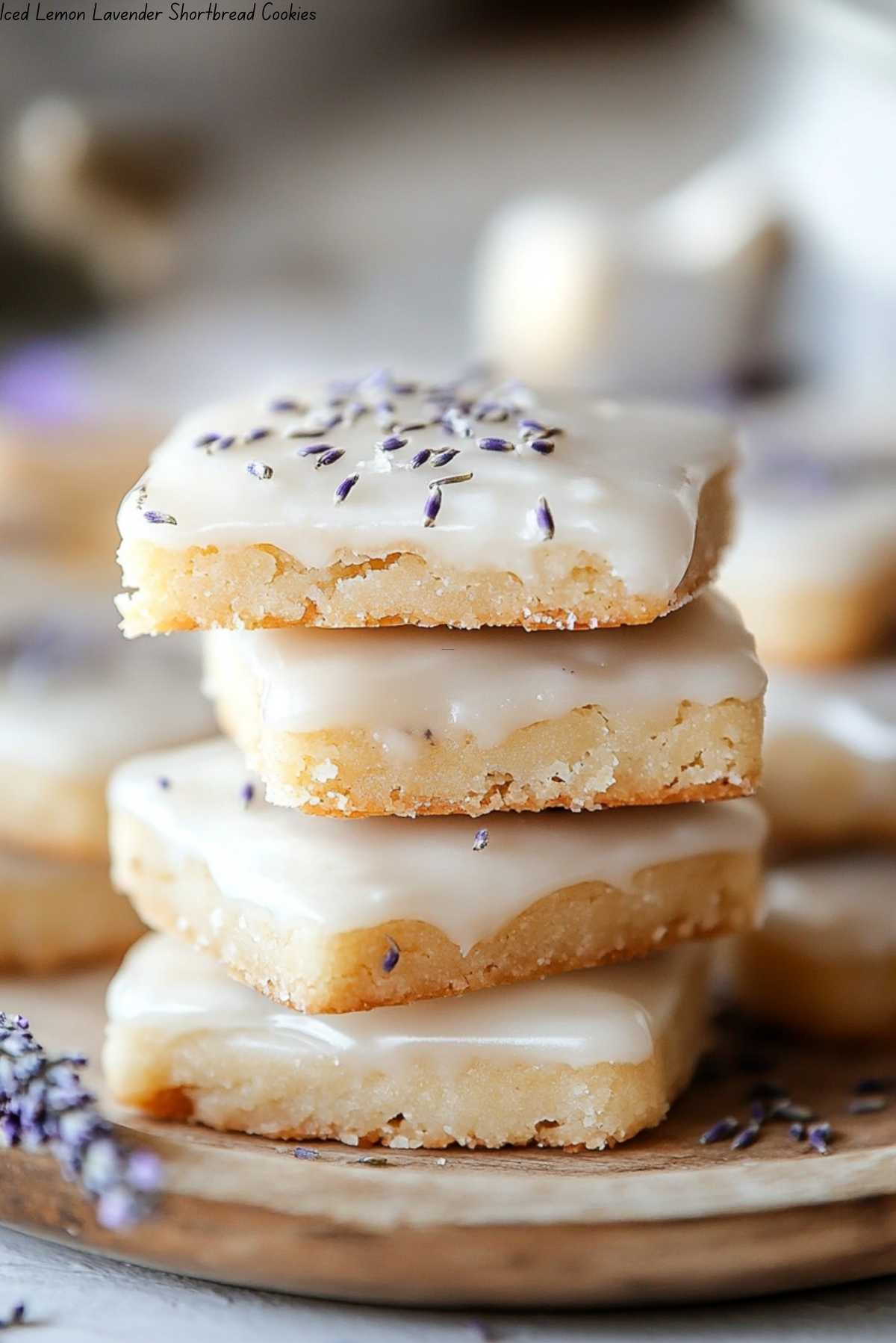 Lavender-Infused Honey Shortbread with Lemon Zest