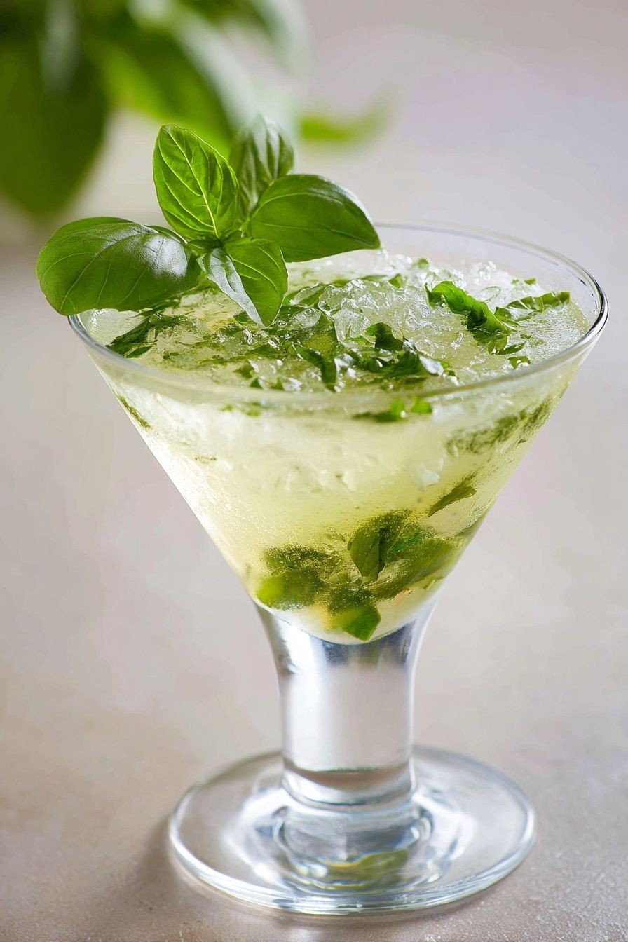 Martini with Herbal Broth Essence