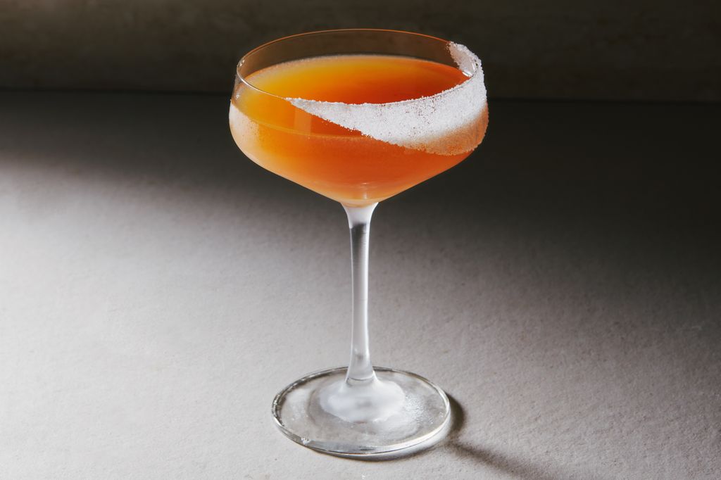 Herbal Tequila Sidecar with Cointreau