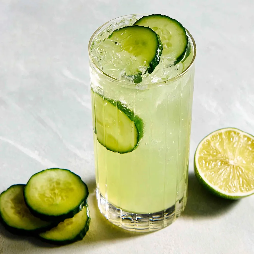Bright Cucumber Gin Fizz