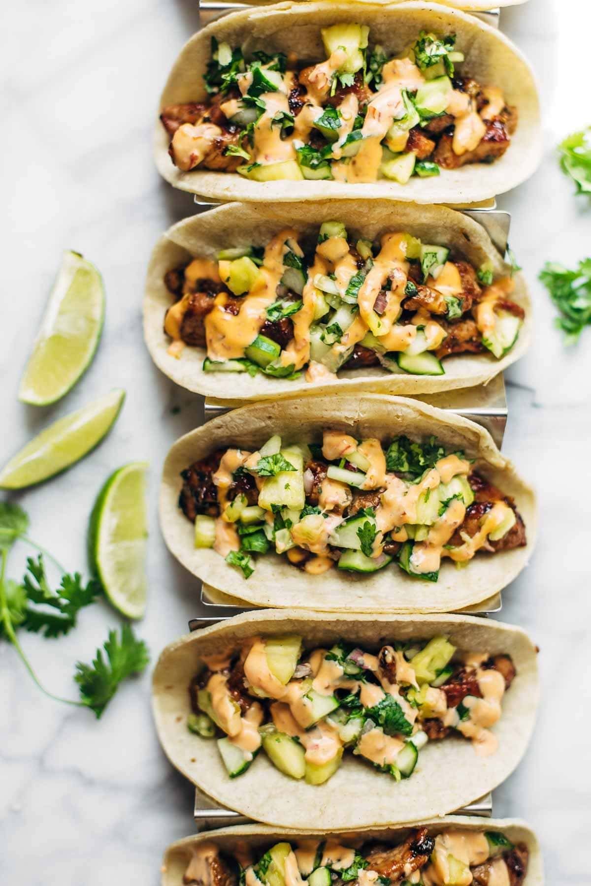 Taco-Style Grilled Pork Tenderloin with Charred Pineapple Salsa