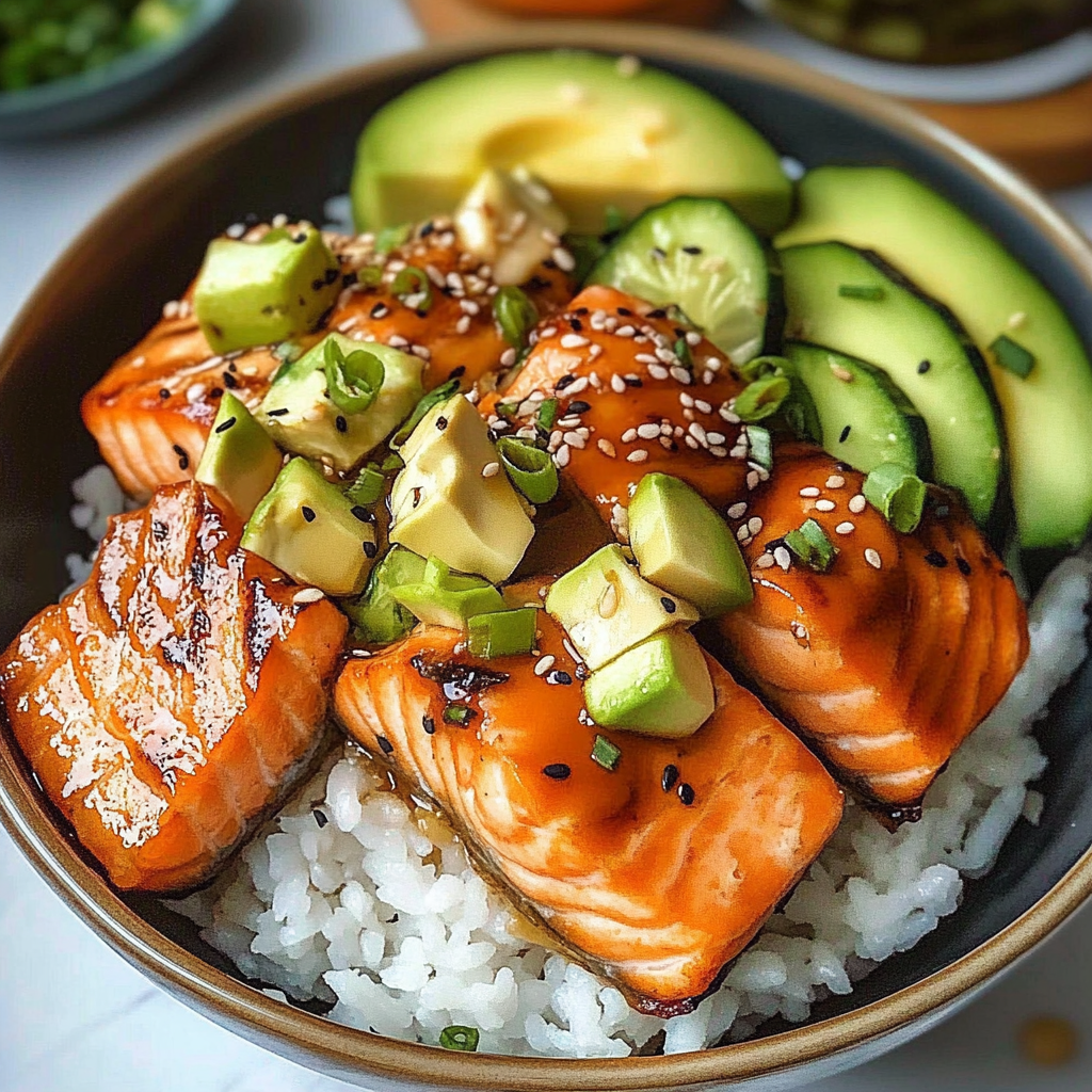 Honey-Soy Glazed Salmon with Roasted Veggies