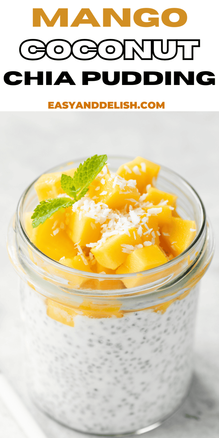 Tiki-Style Mango and Coconut Chia Pudding