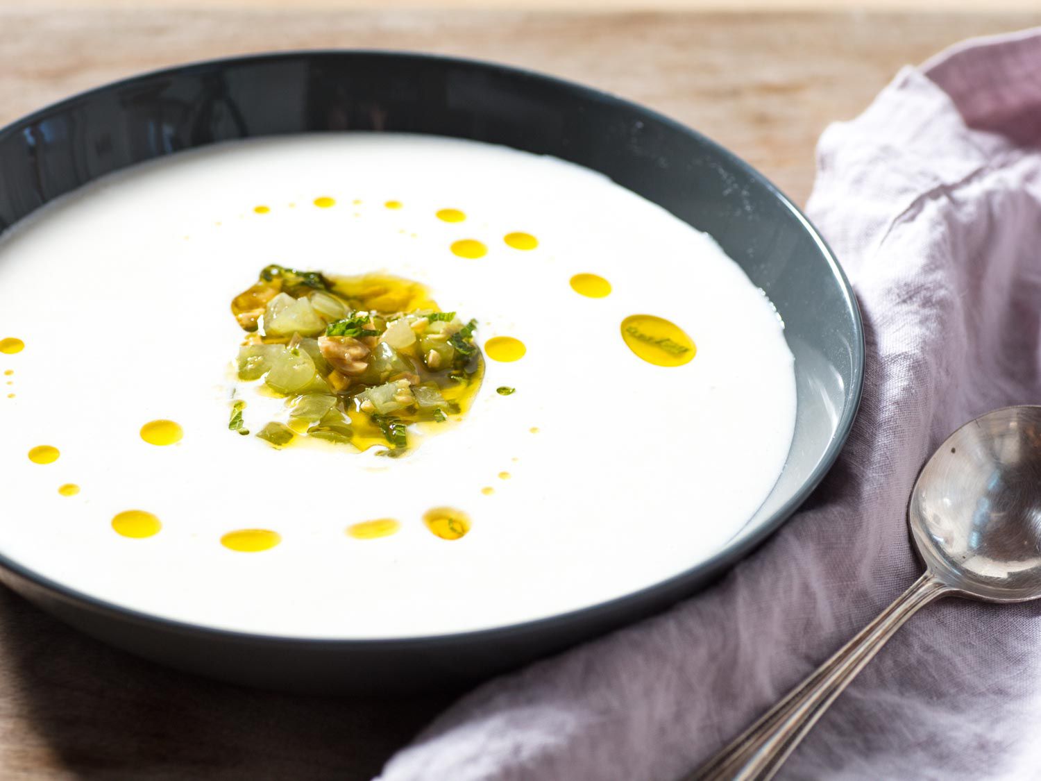 Orange and Almond Cold Soup (Ajo Blanco)