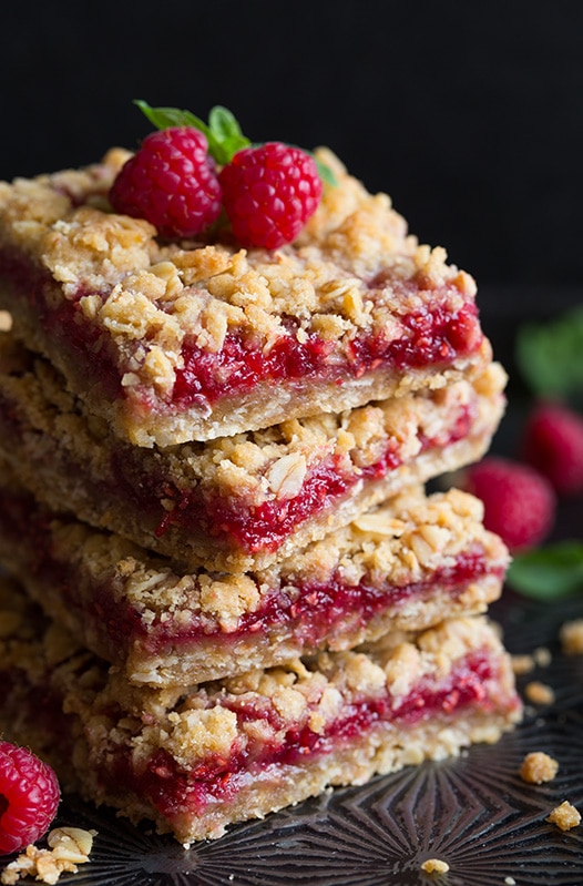 No-Bake Raspberry Almond Energy Bars