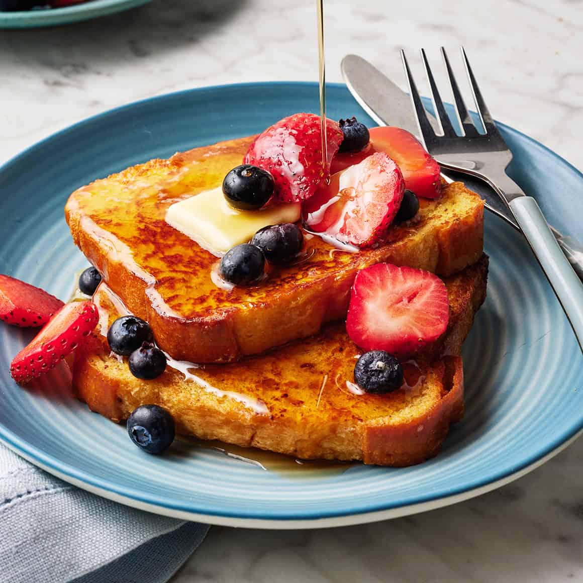 Honey-Cinnamon French Toast with Berries