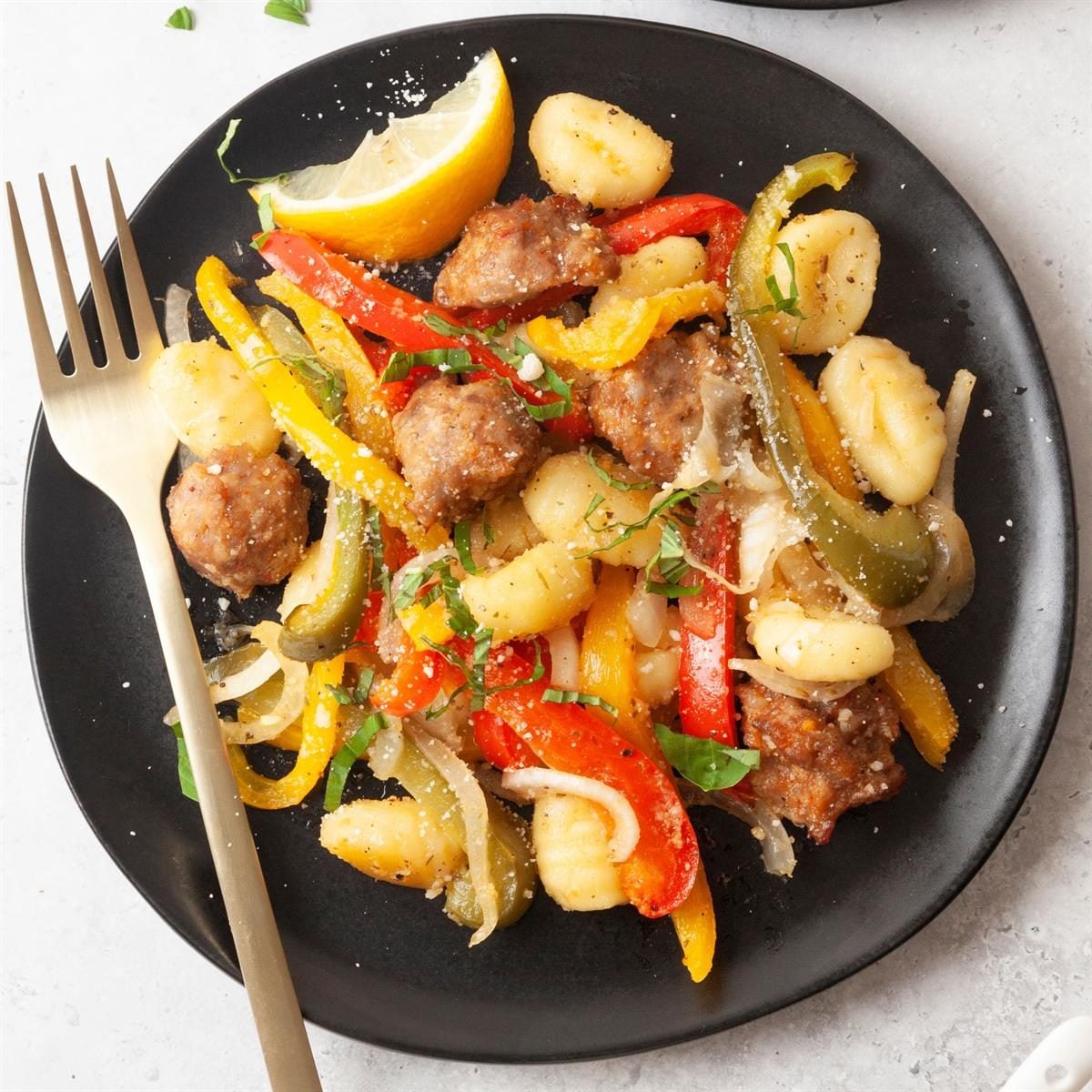 Regional Italian Sausage and Peppers Sheet Pan Dinner