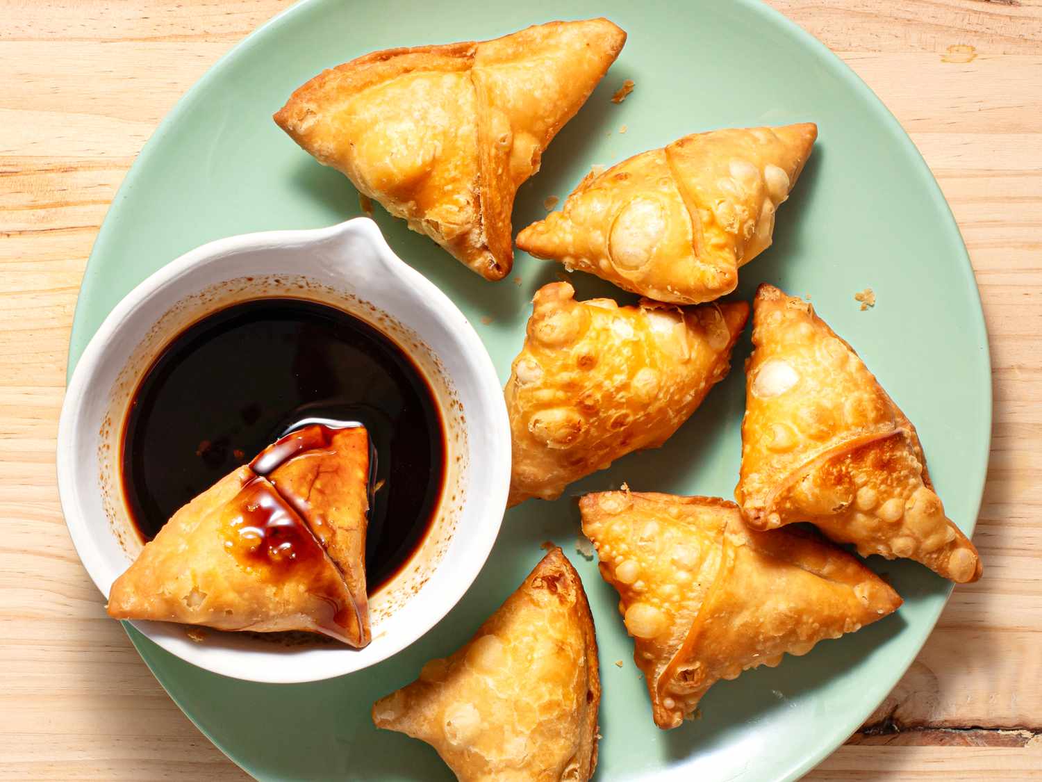Simmered Vegetable Samosas with Tamarind Chutney