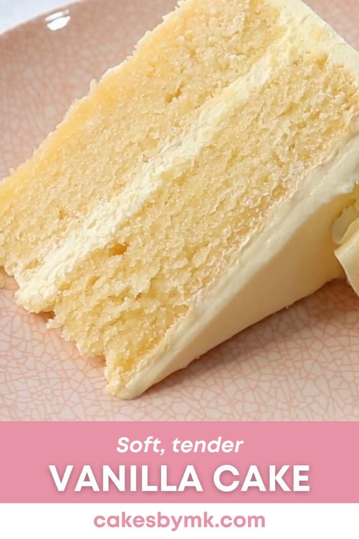 Hand-Mixed Vanilla Cake with Melted Butter