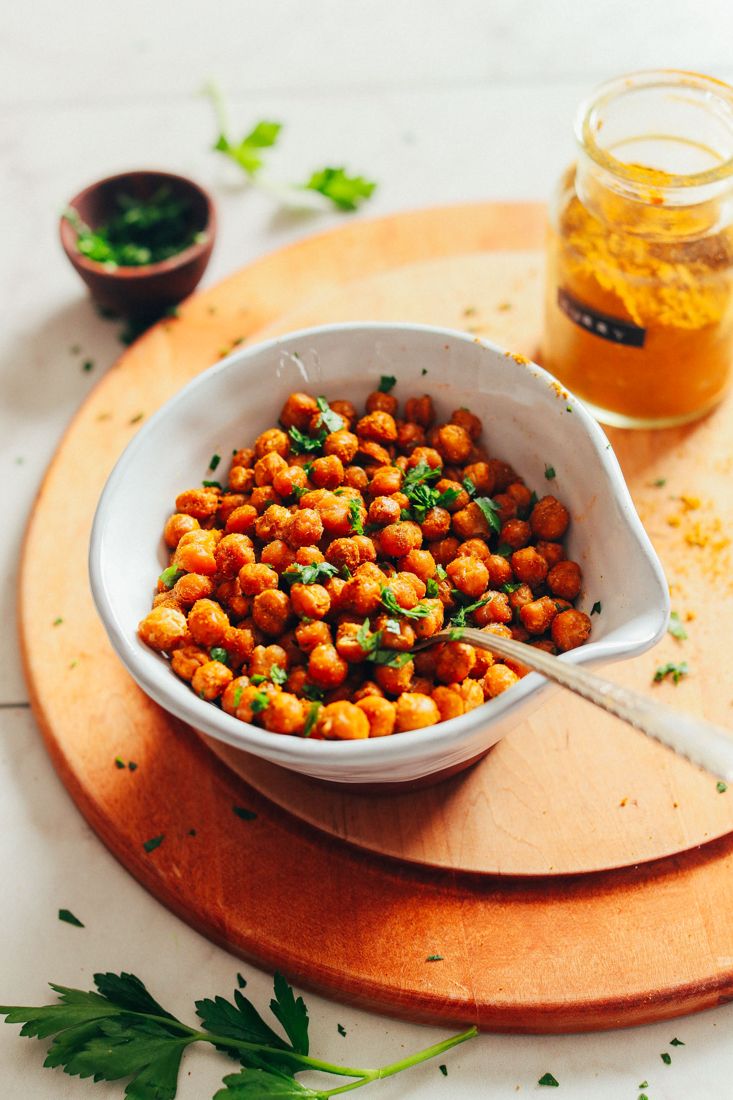 Spiced Game-Day Snack Mix with Toasted Nuts and Crispy Chickpeas
