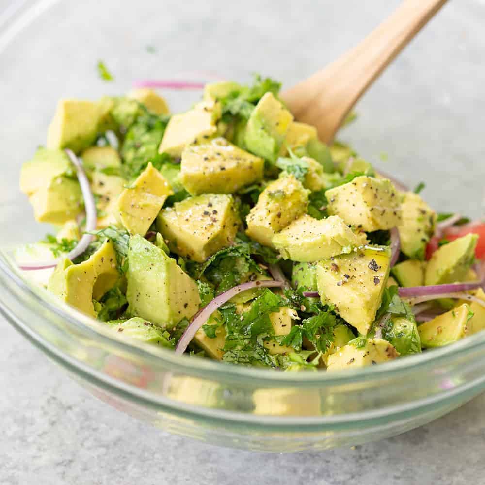Dominican-Inspired Avocado and Mango Salad with Lime Dressing