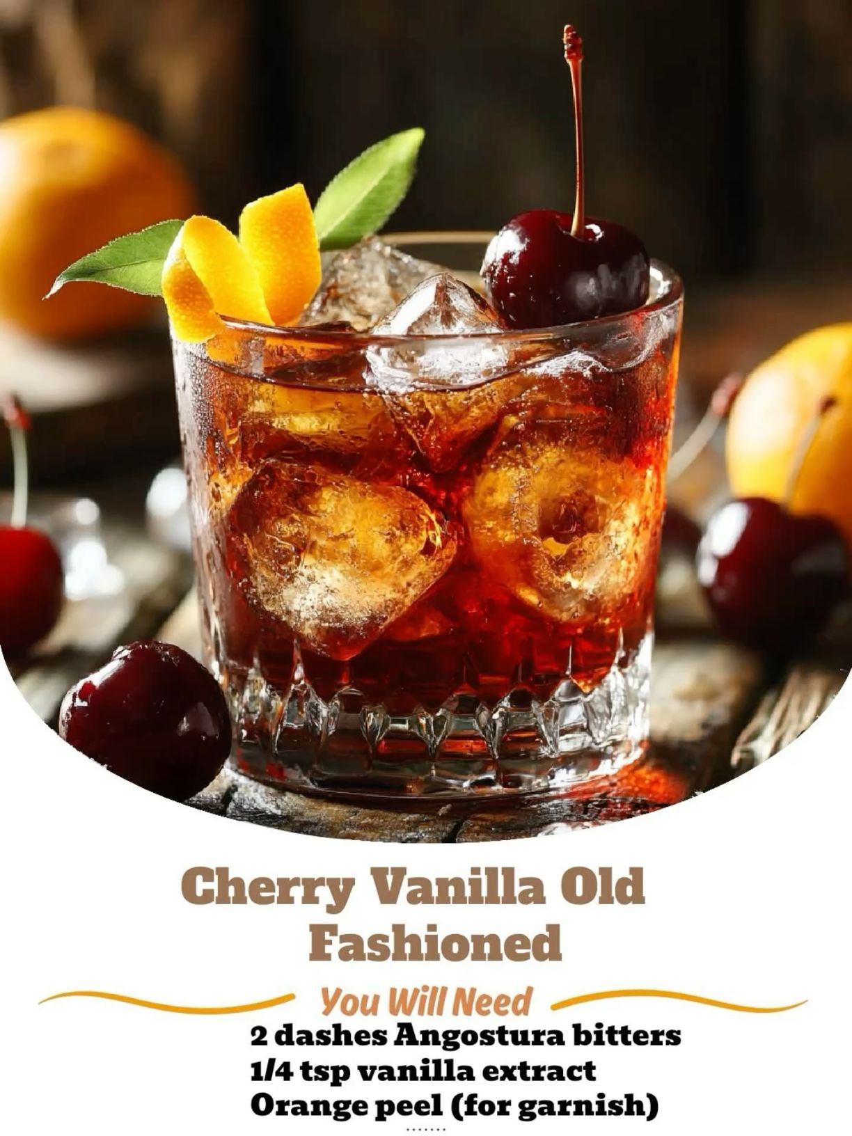 Cherry Vanilla Old Fashioned