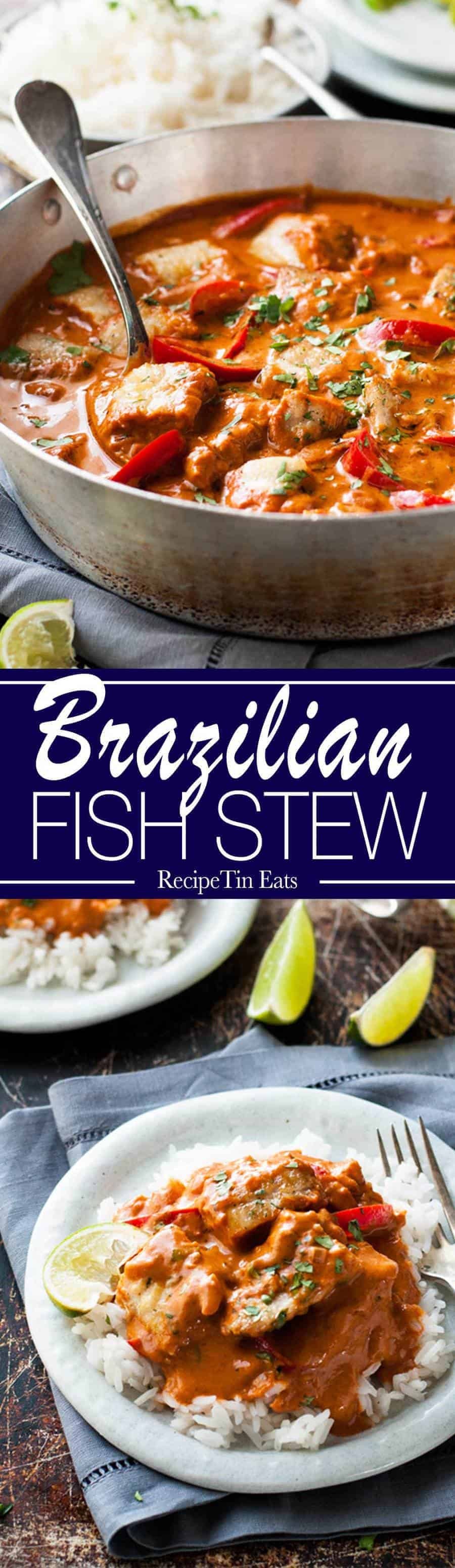 Moqueca Baiana-Style Fish Stew with Coconut and Palm Oil
