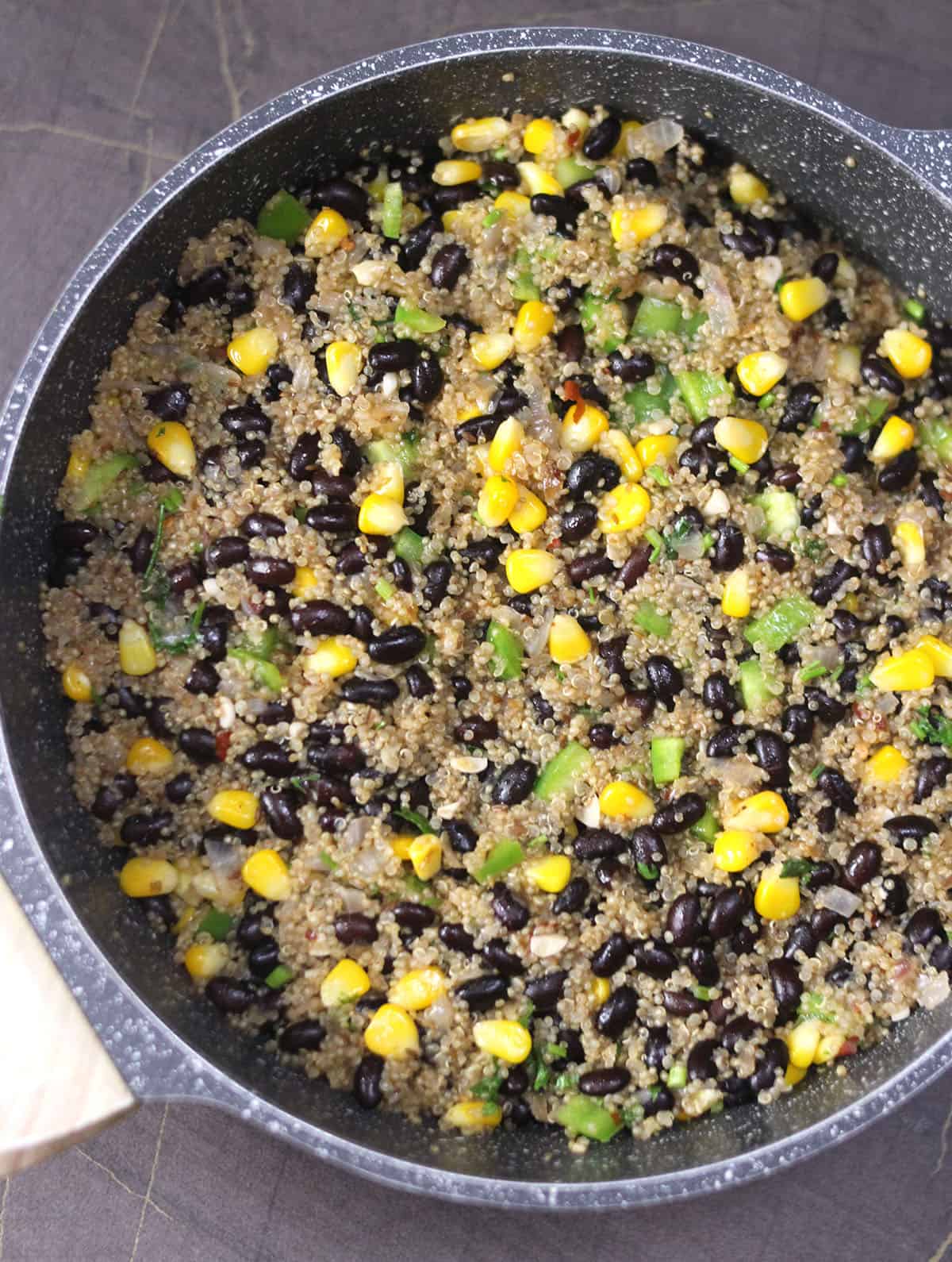 One-Pot Mexican-Inspired Quinoa with Black Beans and Roasted Corn