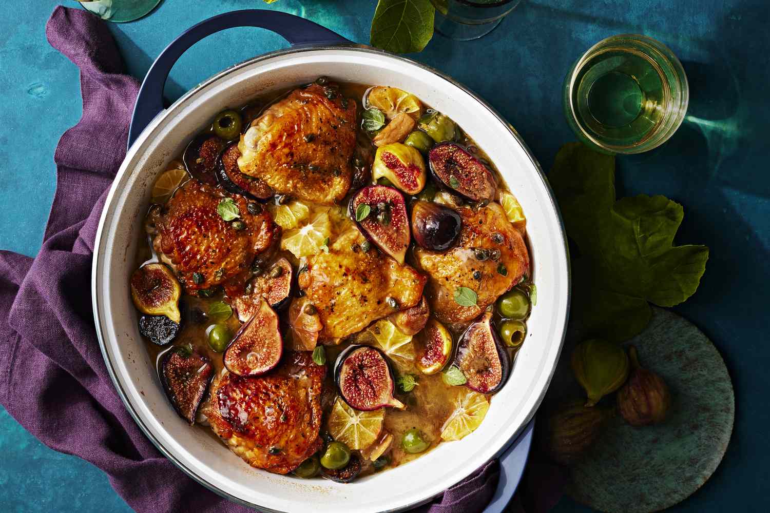 Vinegar-Braised Chicken with Yogurt and Lemon Sauce