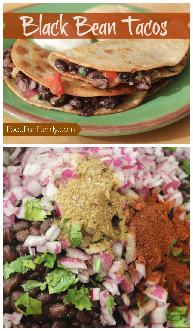 Half-Moon Tacos with Black Beans