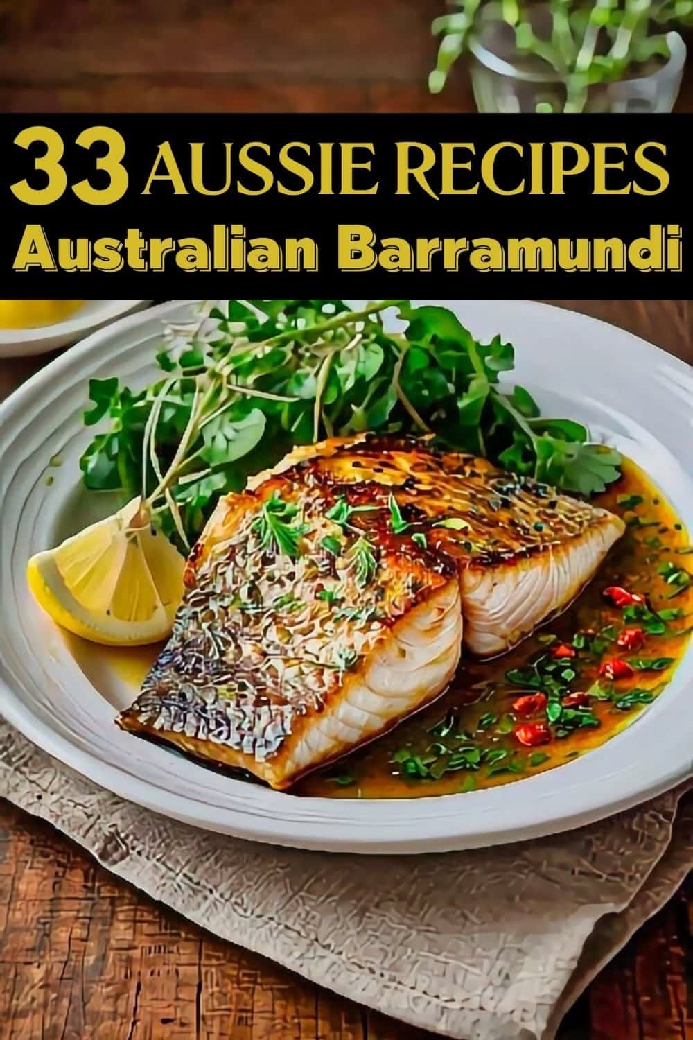 Macadamia-Crusted Barramundi with Finger Lime Salad
