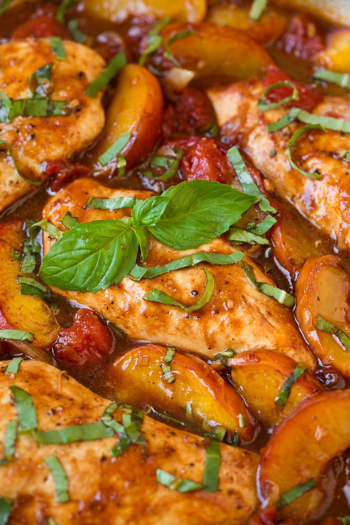 Grilled Bourbon-Glazed Chicken Thighs with Peach Salsa