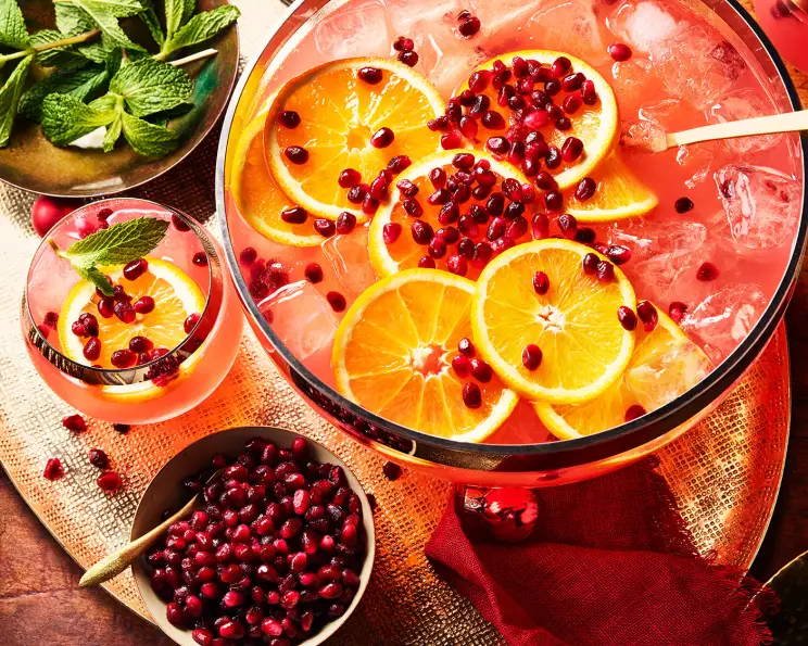 Sparkling Pomegranate Citrus Fizz