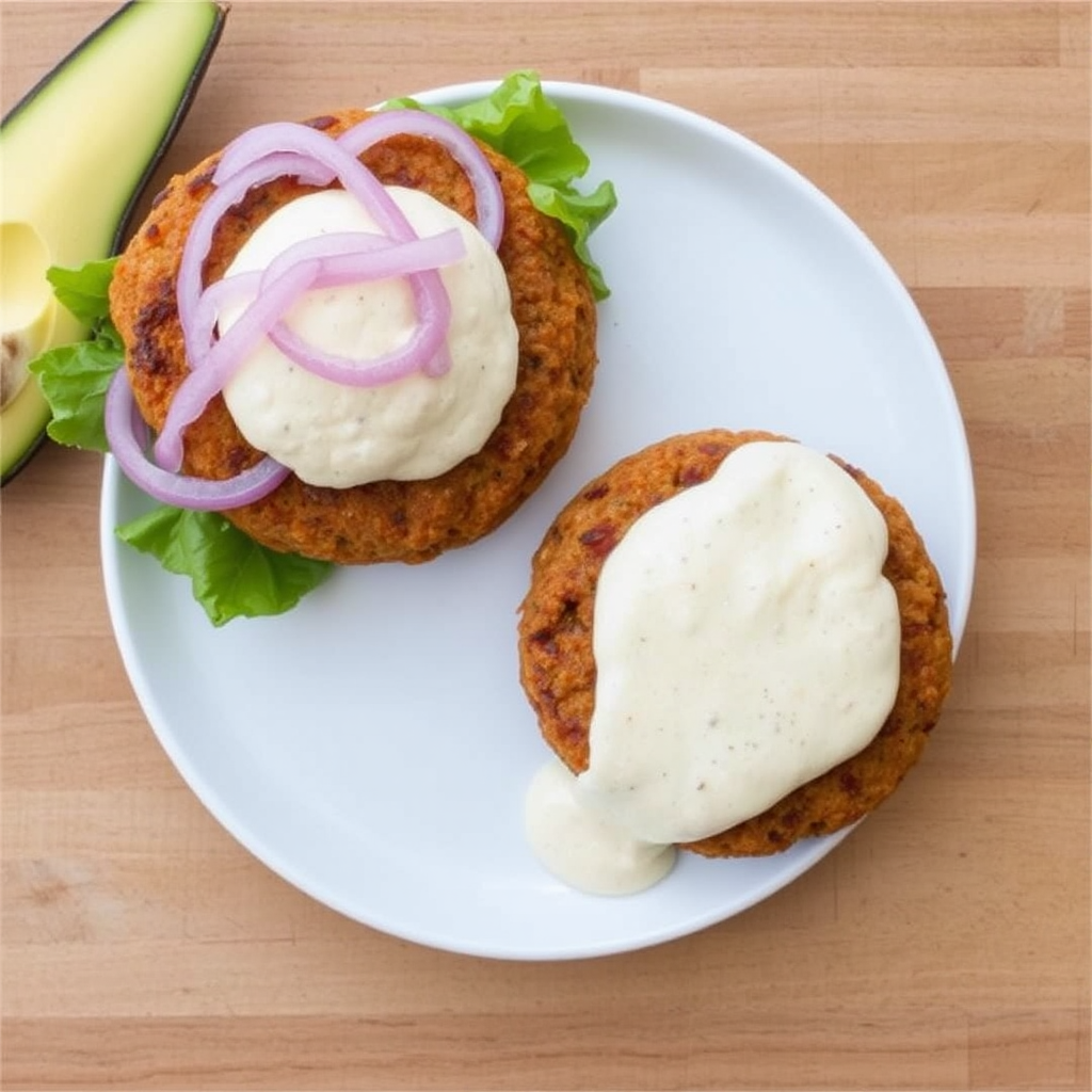 Spiced Chickpea 'Tahini' Burgers