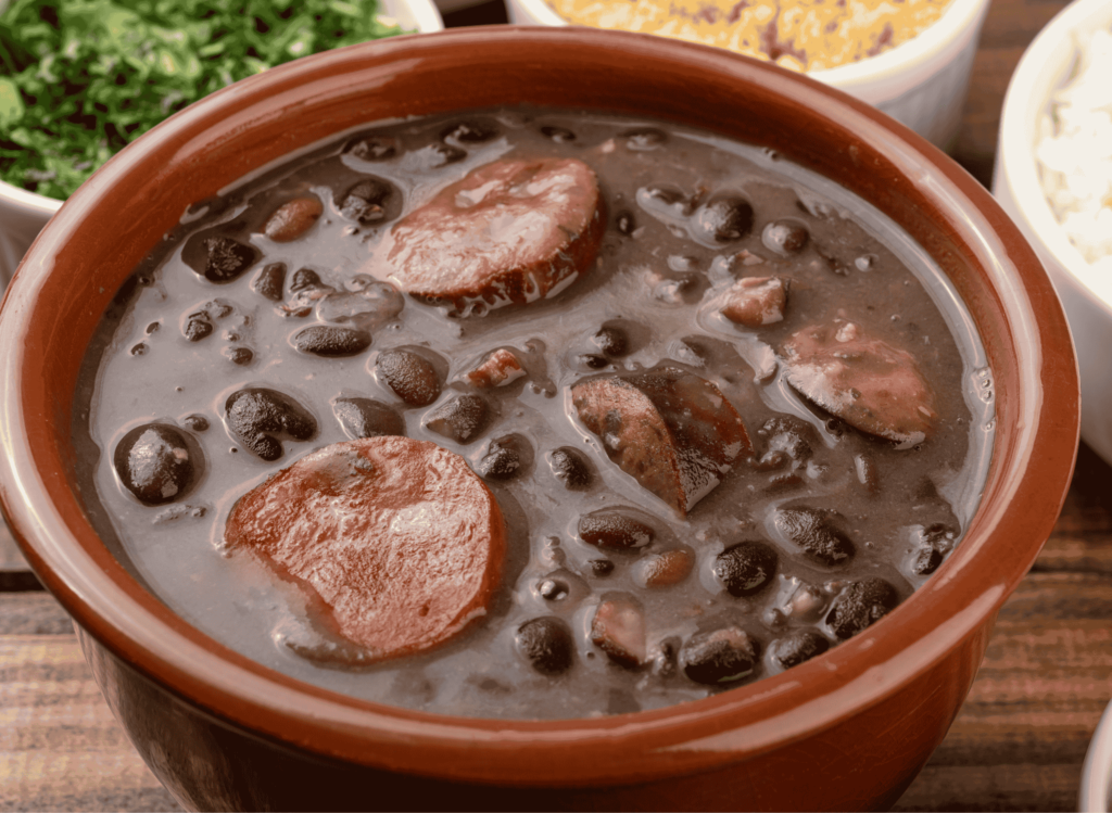 Cachaça-Infused Feijoada Black Bean Stew