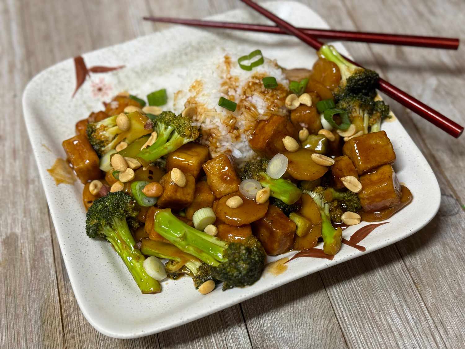 Crispy Tofu Stir-Fry with Broccoli and Sesame