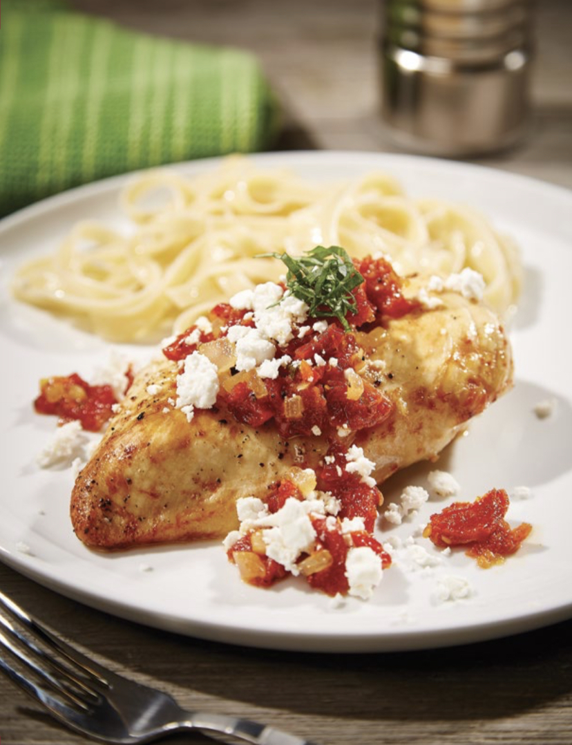 Provençal Herb Chicken with Sun-Dried Tomato Tapenade