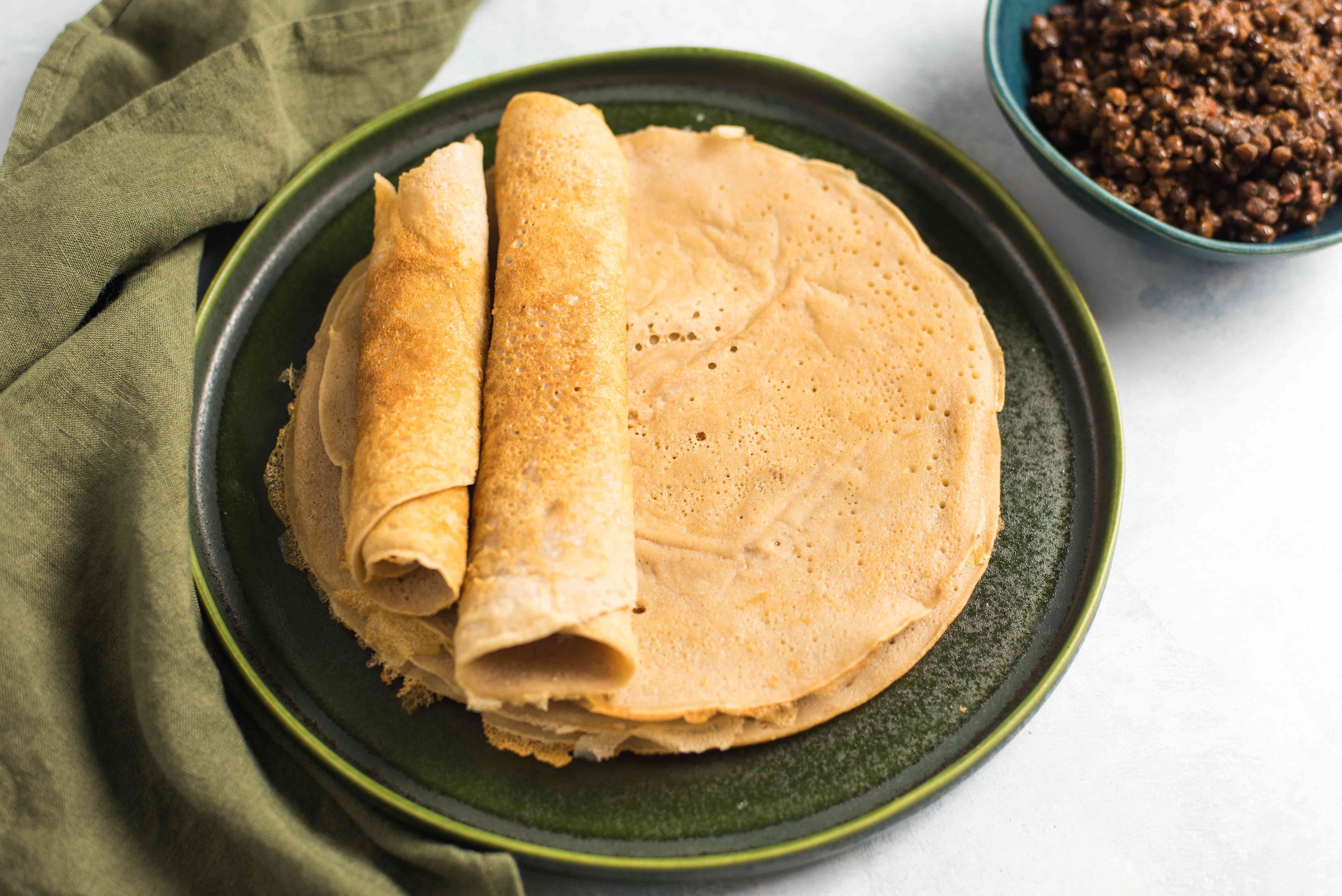 Injera-Style Teff Flatbread with Fermented Batter