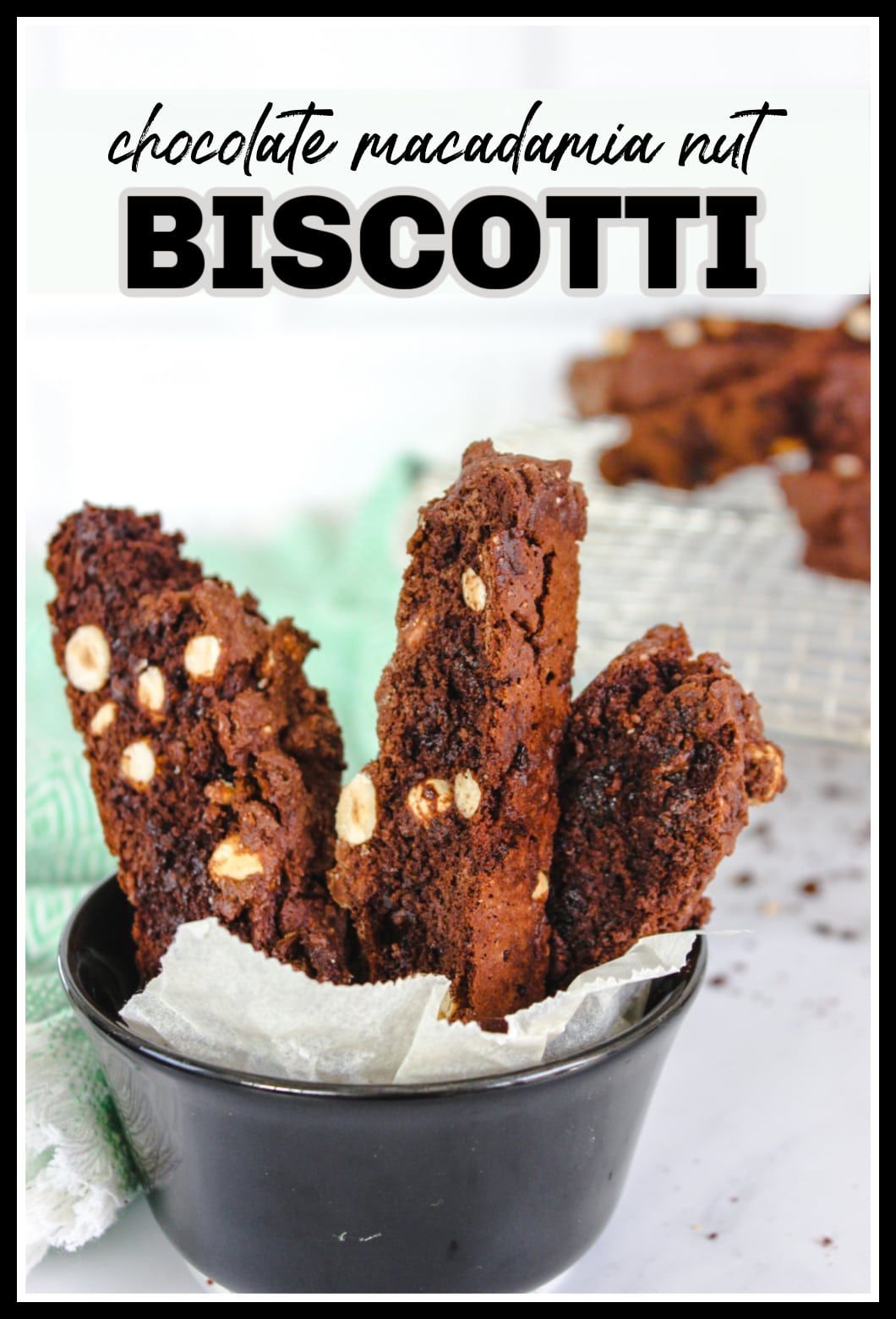 Macadamia Nut and Davidson’s Plum Biscotti