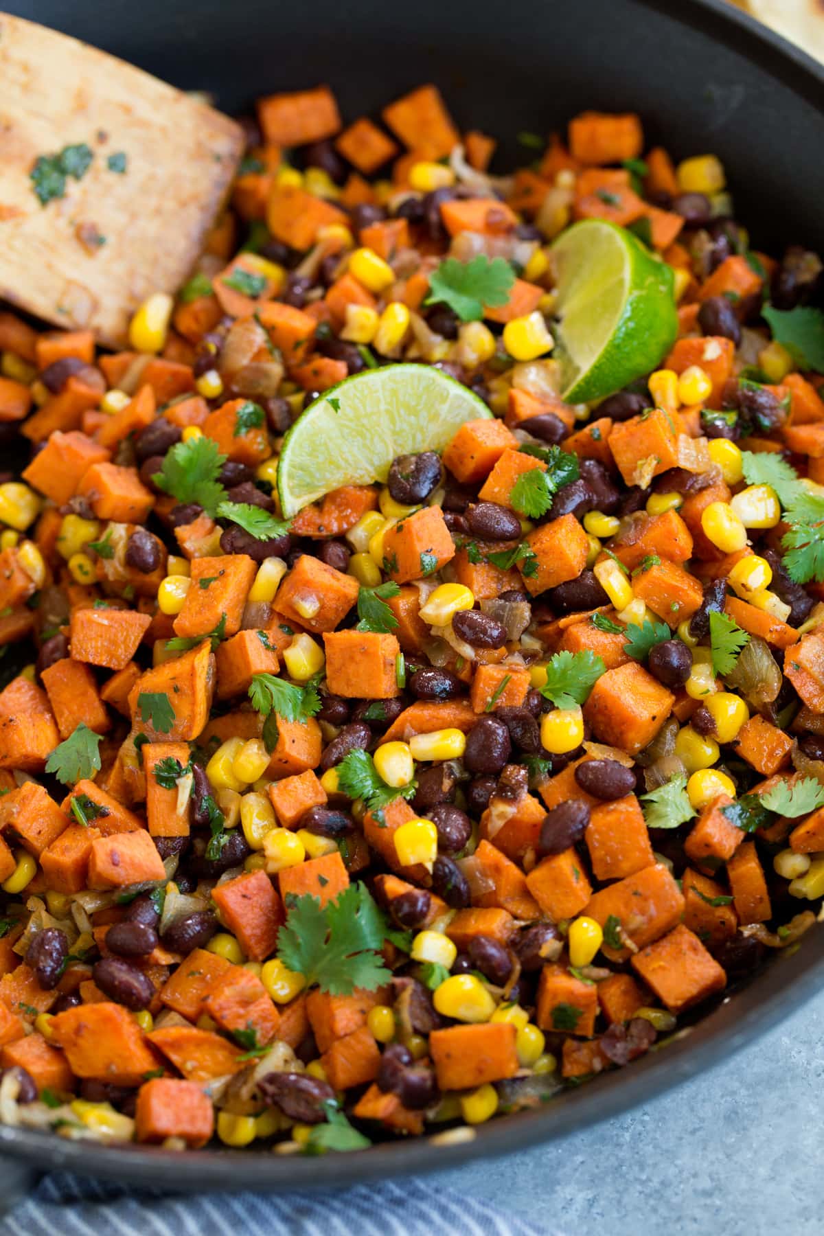 Tiki-Inspired Sweet Potato and Black Bean Bowl with Coconut-Lime Dressing