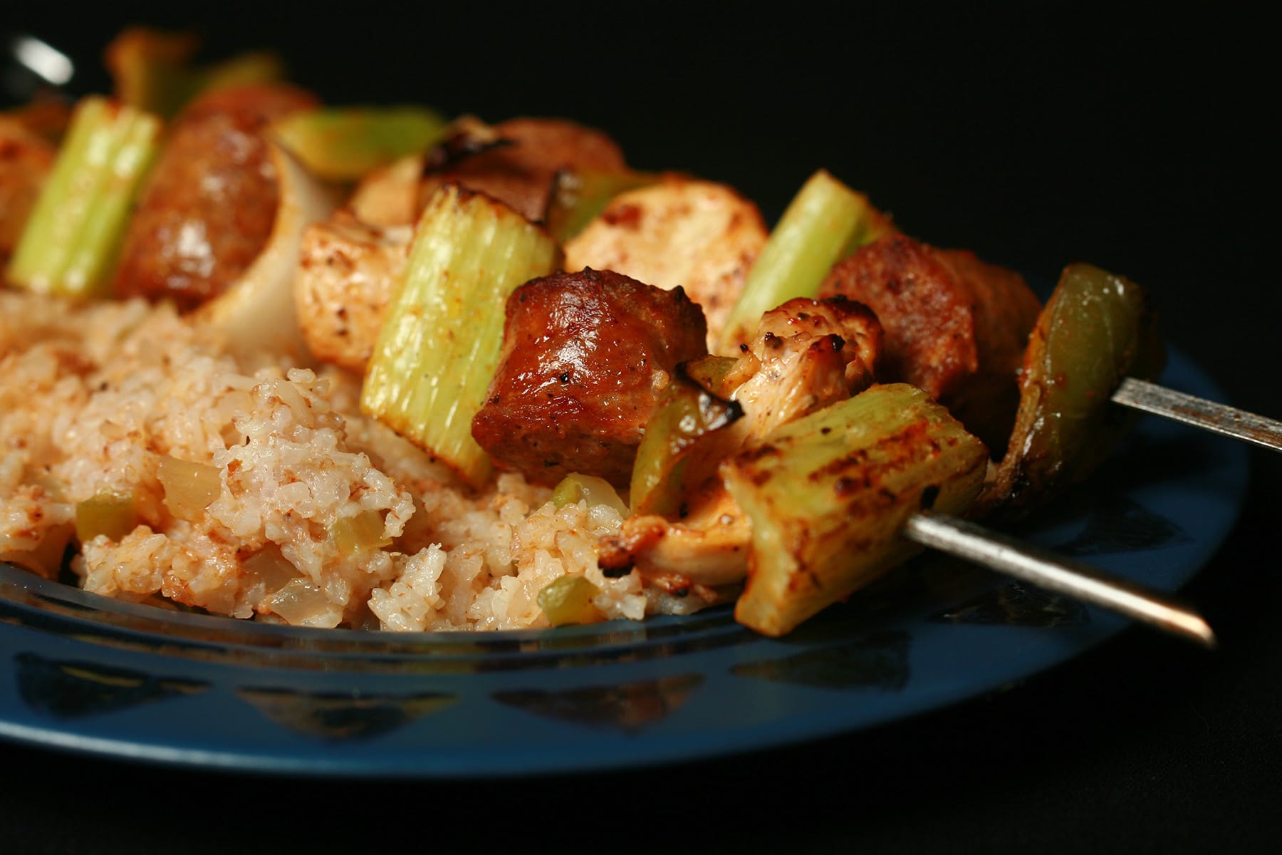 Johnson's Jambalaya Skewers